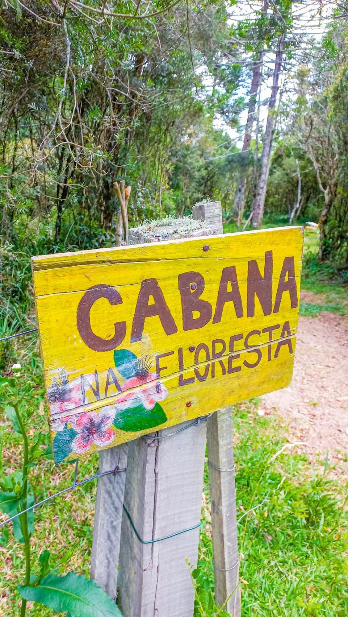 Cabana Na Floresta Rincao Do Fortaleza Cambará Eksteriør bilde