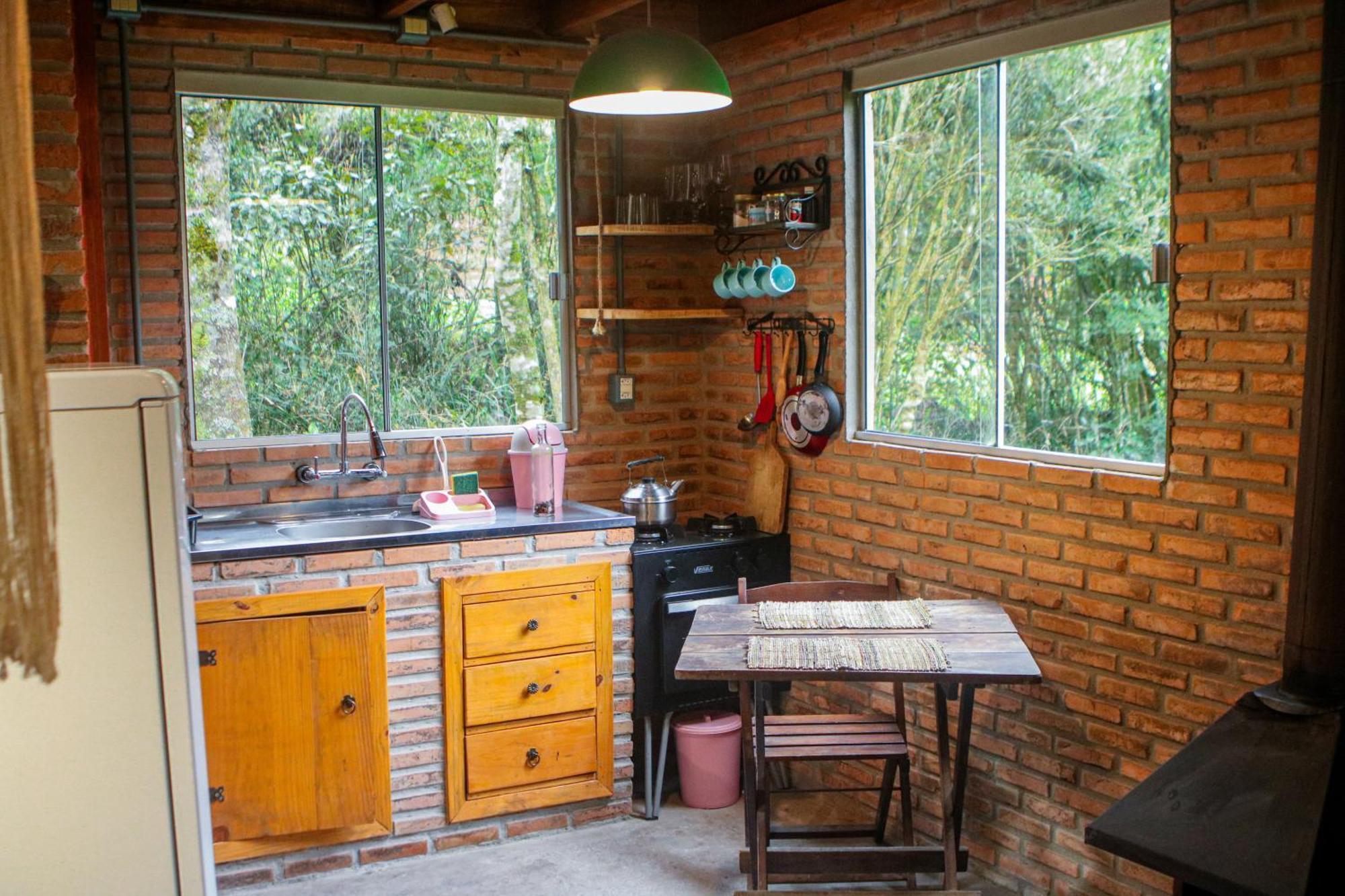 Cabana Na Floresta Rincao Do Fortaleza Cambará Eksteriør bilde