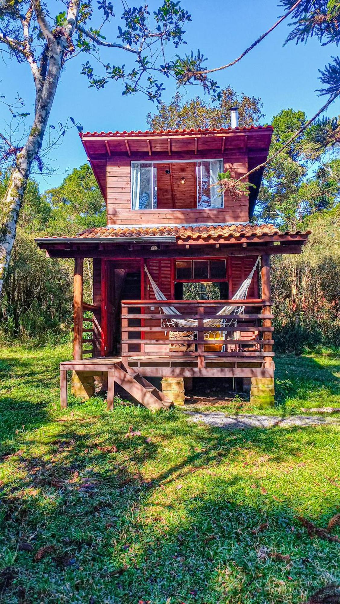 Cabana Na Floresta Rincao Do Fortaleza Cambará Eksteriør bilde
