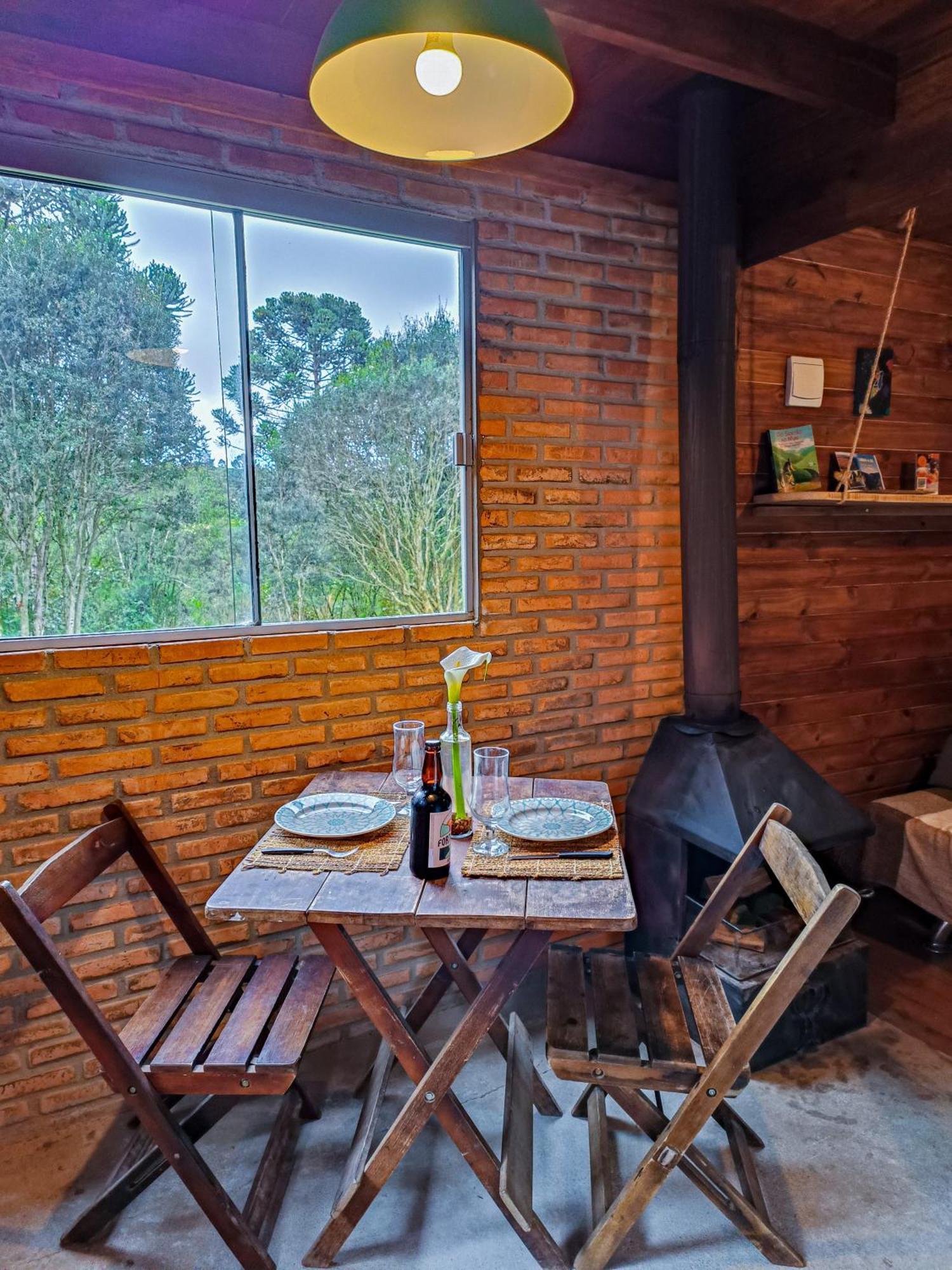 Cabana Na Floresta Rincao Do Fortaleza Cambará Eksteriør bilde